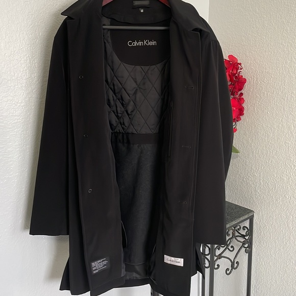 Calvin Klein Removable Liner Black Jacket 40R - Picture 5 of 7